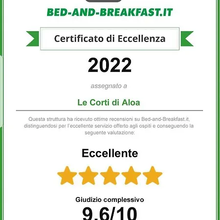 B&B Le Corti Di Aloa